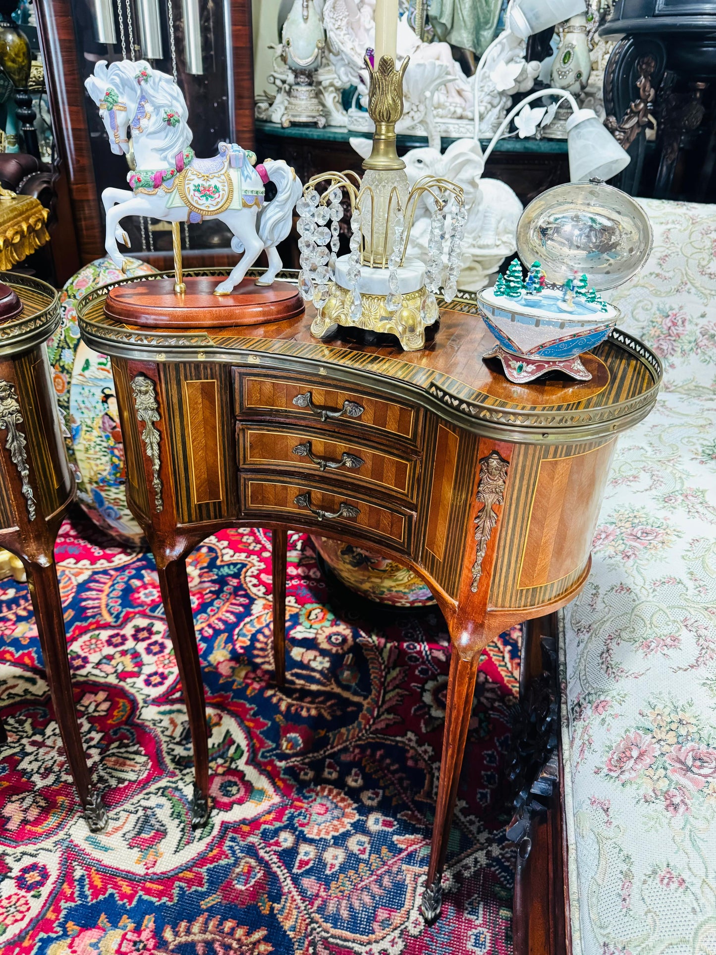 Pair of French Kidney Tables β 19th Century Art and Functionality