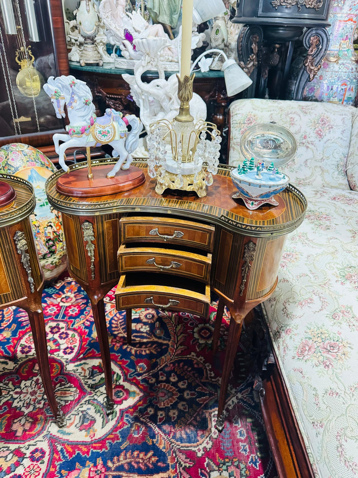 Pair of French Kidney Tables β 19th Century Art and Functionality