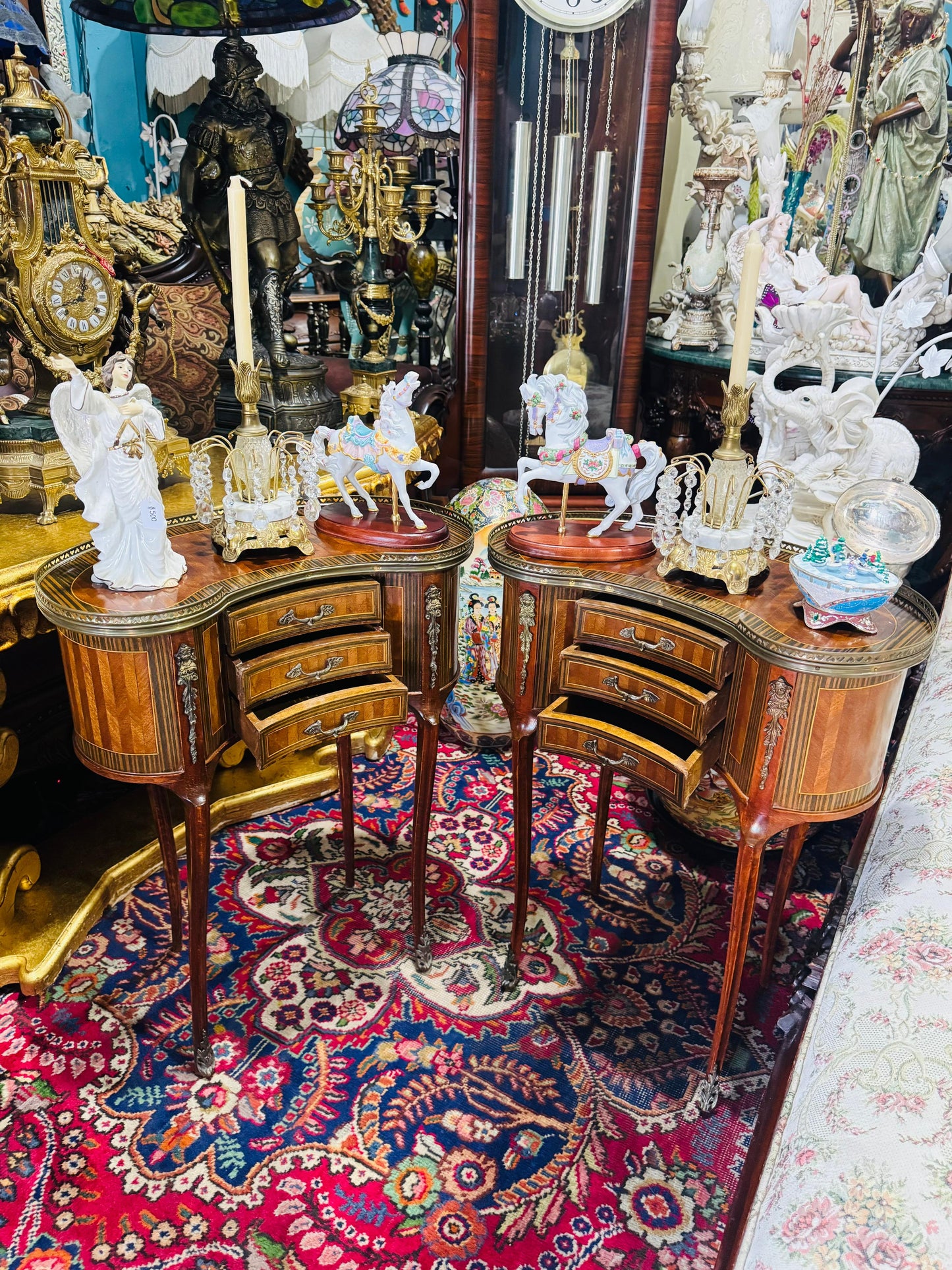 Pair of French Kidney Tables β 19th Century Art and Functionality