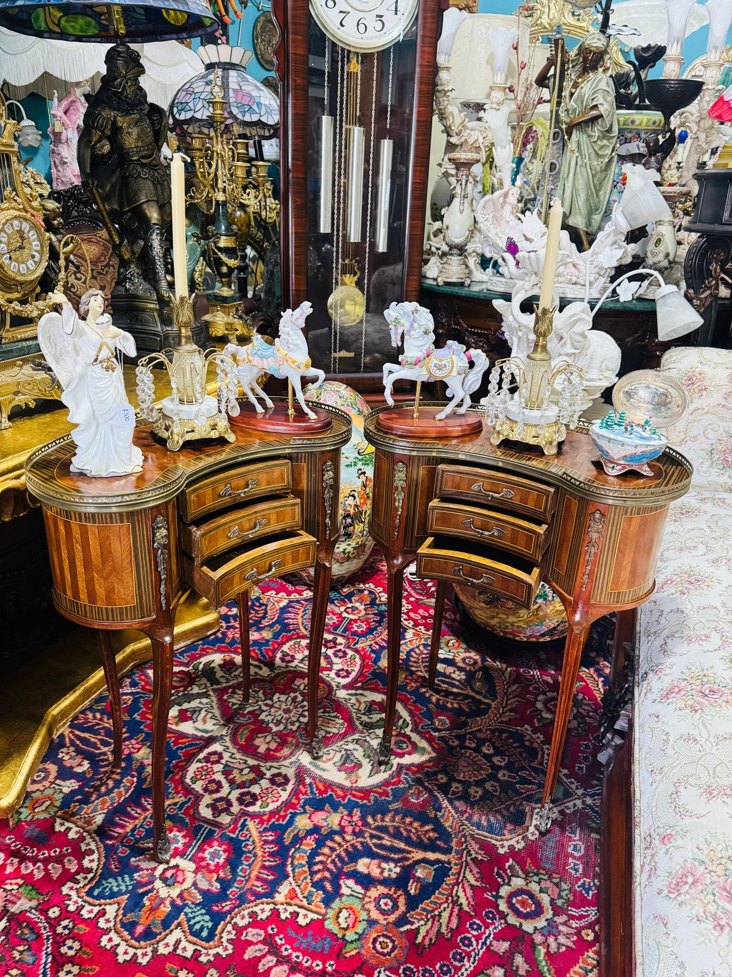 Pair of French Kidney Tables β 19th Century Art and Functionality
