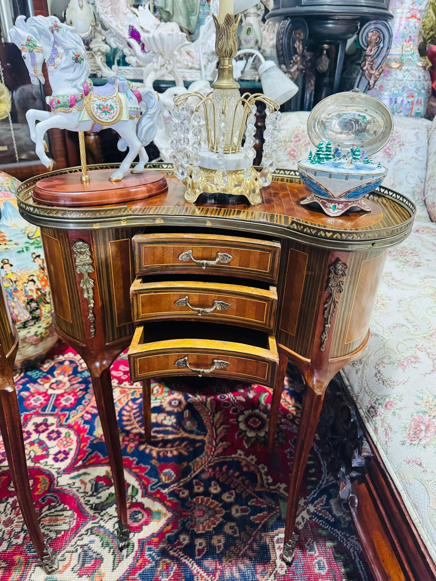 Pair of French Kidney Tables β 19th Century Art and Functionality