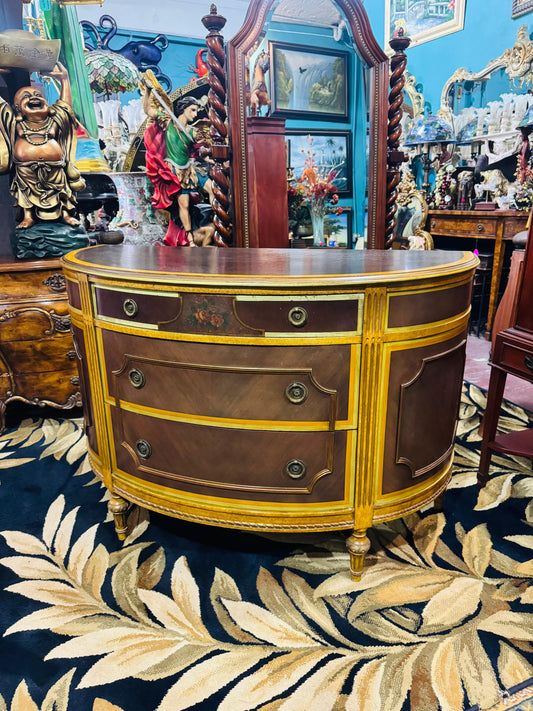 🌿🌙 Comoda Antigua Estilo Frances de Media Luna 1930🌙🌿