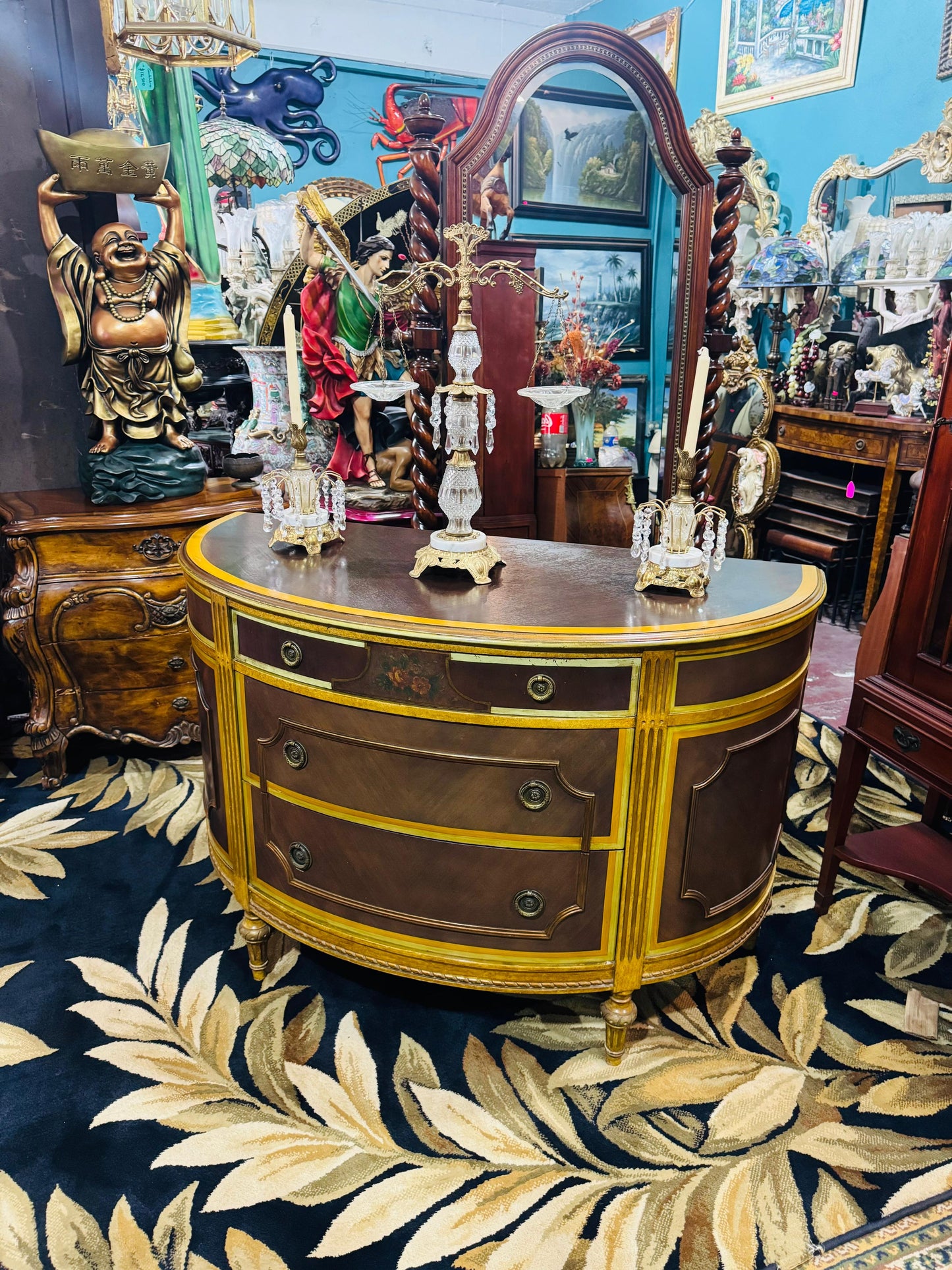 ✨ Comoda Estilo Francés de media luna de 1930✨