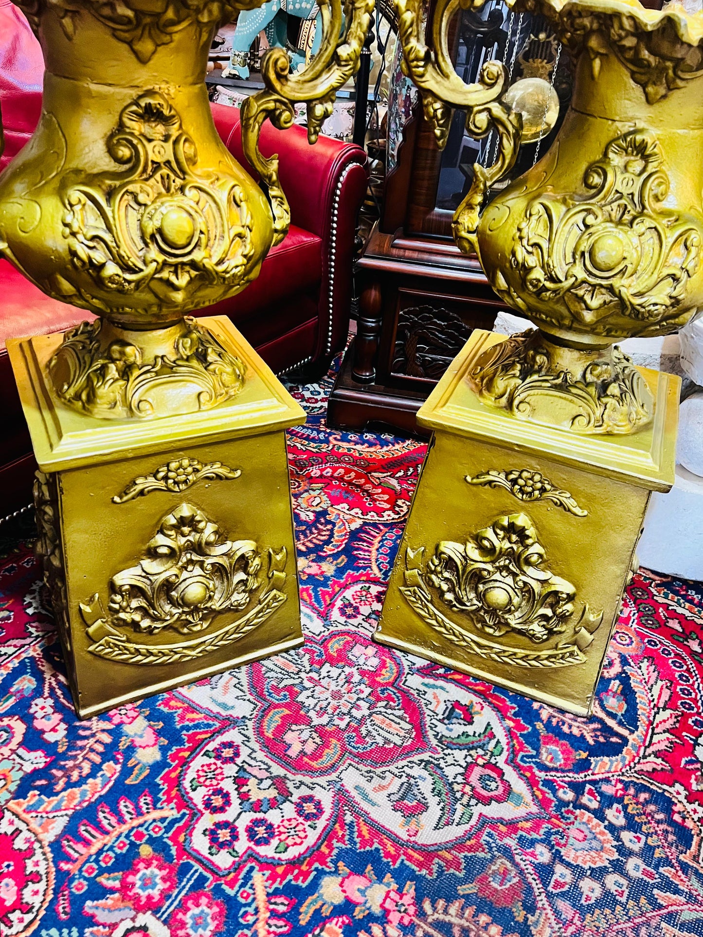 π Decorative Metal Vases Made in Guerrero, Mexico π