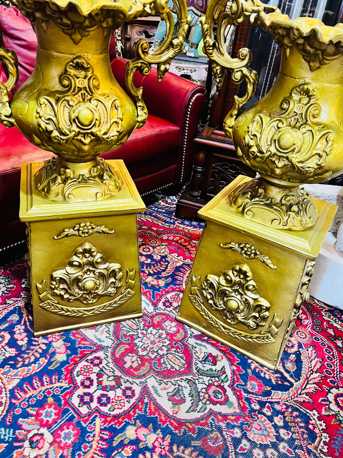 π Decorative Metal Vases Made in Guerrero, Mexico π