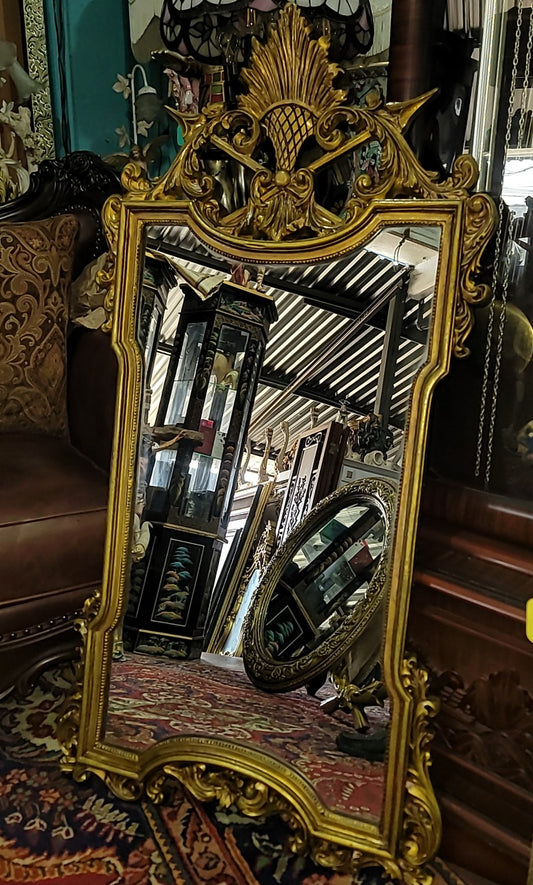 🌟¡Espejo Vintage Color Oro Envejecido!🌟