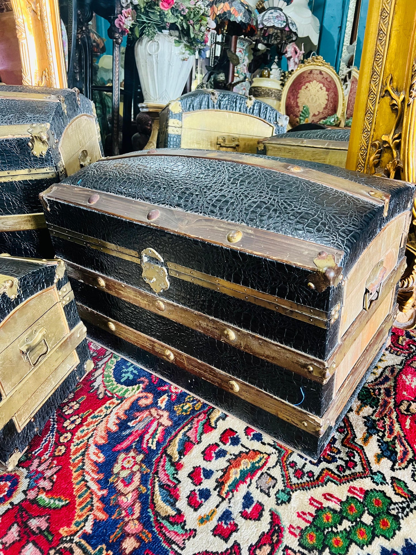 🌟Juego de baules vintage de 3 piezas, piezas única que combina elegancia y funcionalidad🌟