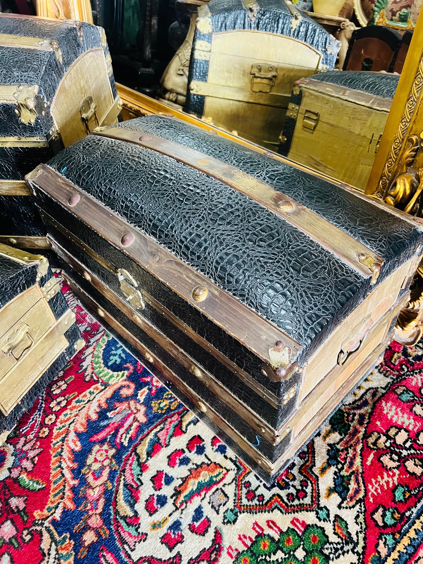 🌟Juego de baules vintage de 3 piezas, piezas única que combina elegancia y funcionalidad🌟