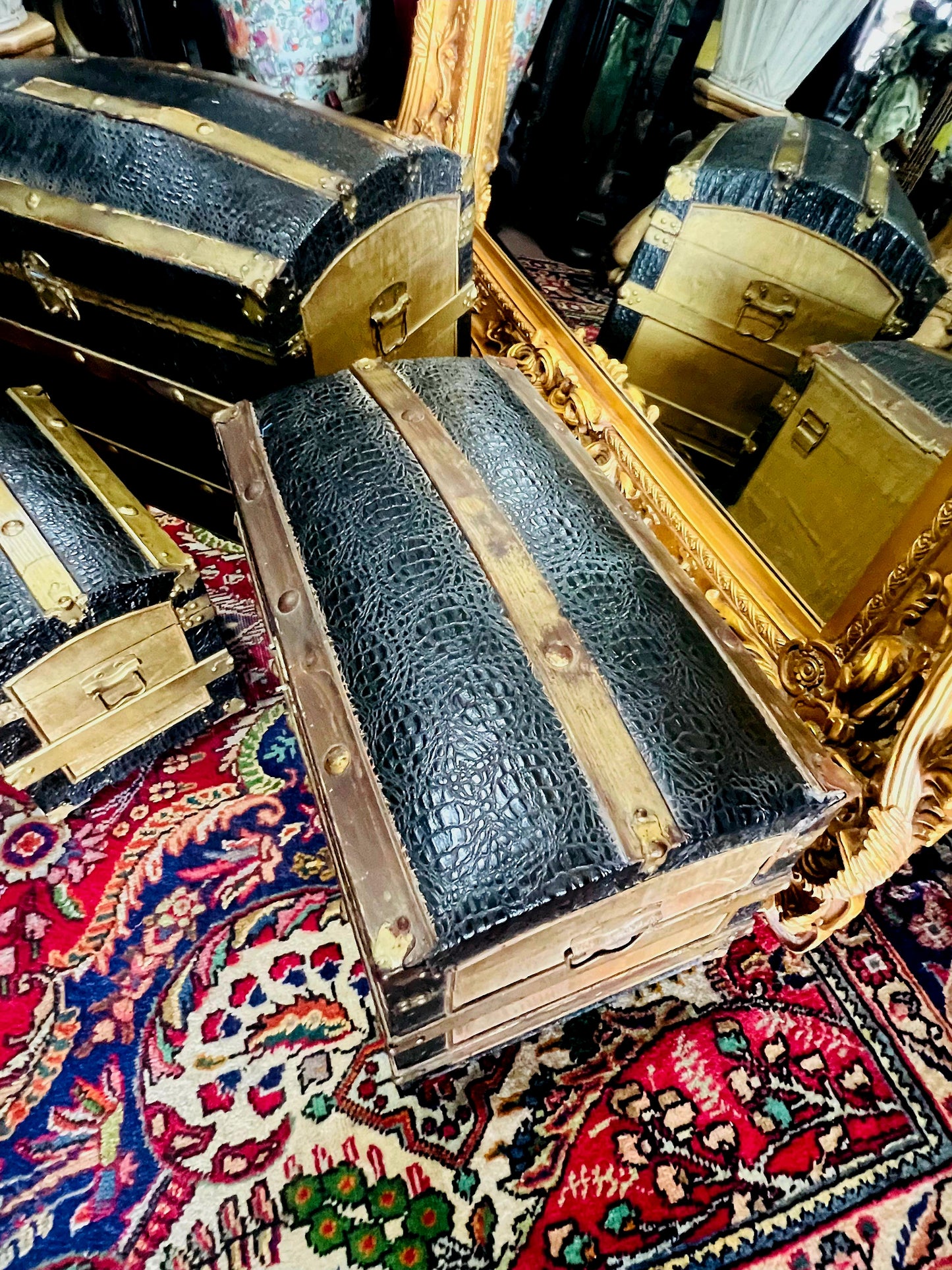 🌟Juego de baules vintage de 3 piezas, piezas única que combina elegancia y funcionalidad🌟