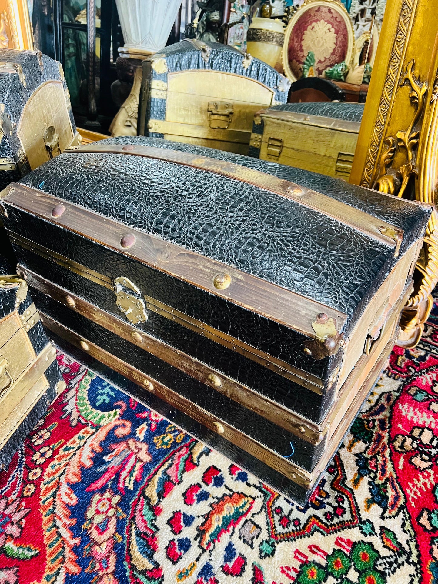 🌟Juego de baules vintage de 3 piezas, piezas única que combina elegancia y funcionalidad🌟