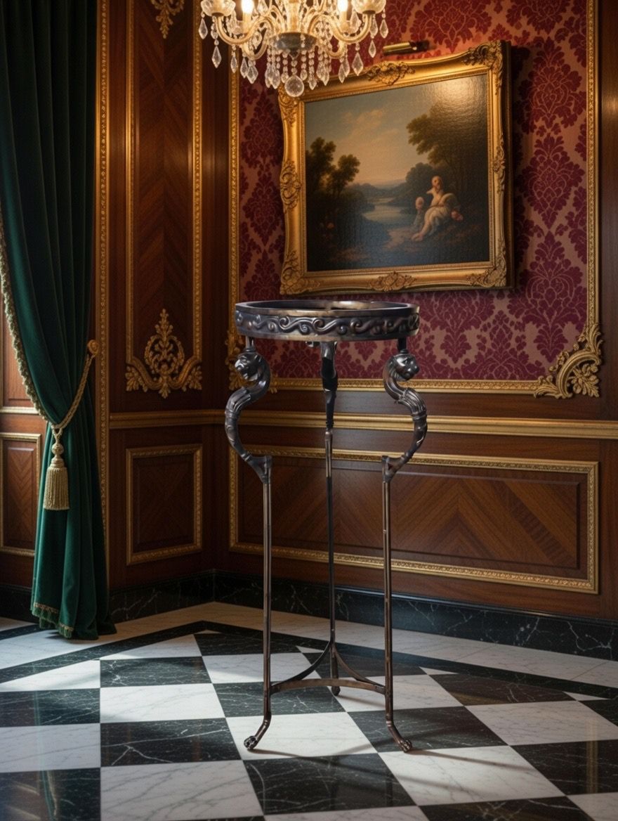 🎉Pedestal de bronce y alabastro de lujo🎉