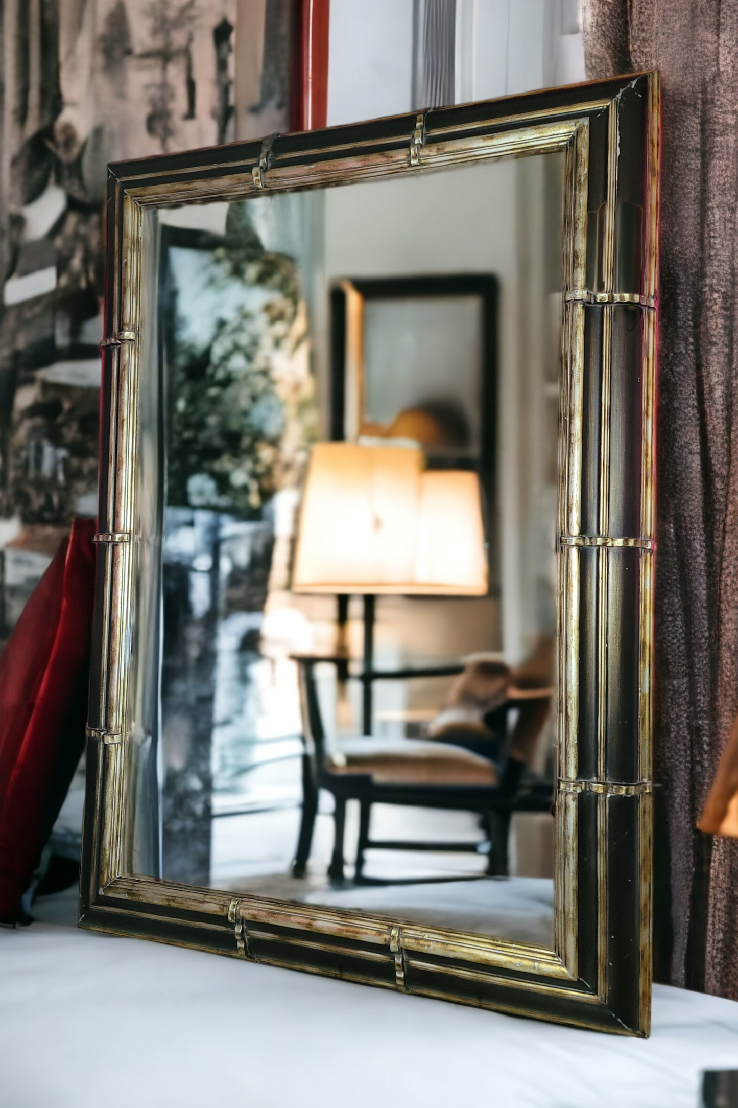 🪞Gran Espejo "The Gatsby" - Elegancia Dramática y Atemporal🪞