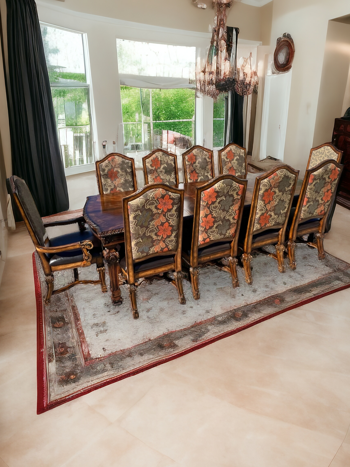 🌟Comedor De 10 Sillas, Modelo Casa Mollino de Ashley Furniture🌟