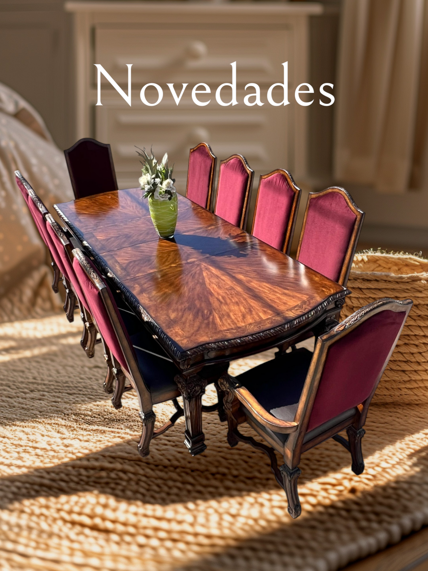 🍽️🏡 Comedor De 10 Sillas, Modelo Casa Mollino de Ashley Furniture 🏡🍽️