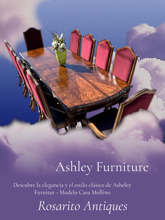 🍽️🏡 Comedor De 10 Sillas, Modelo Casa Mollino de Ashley Furniture 🏡🍽️