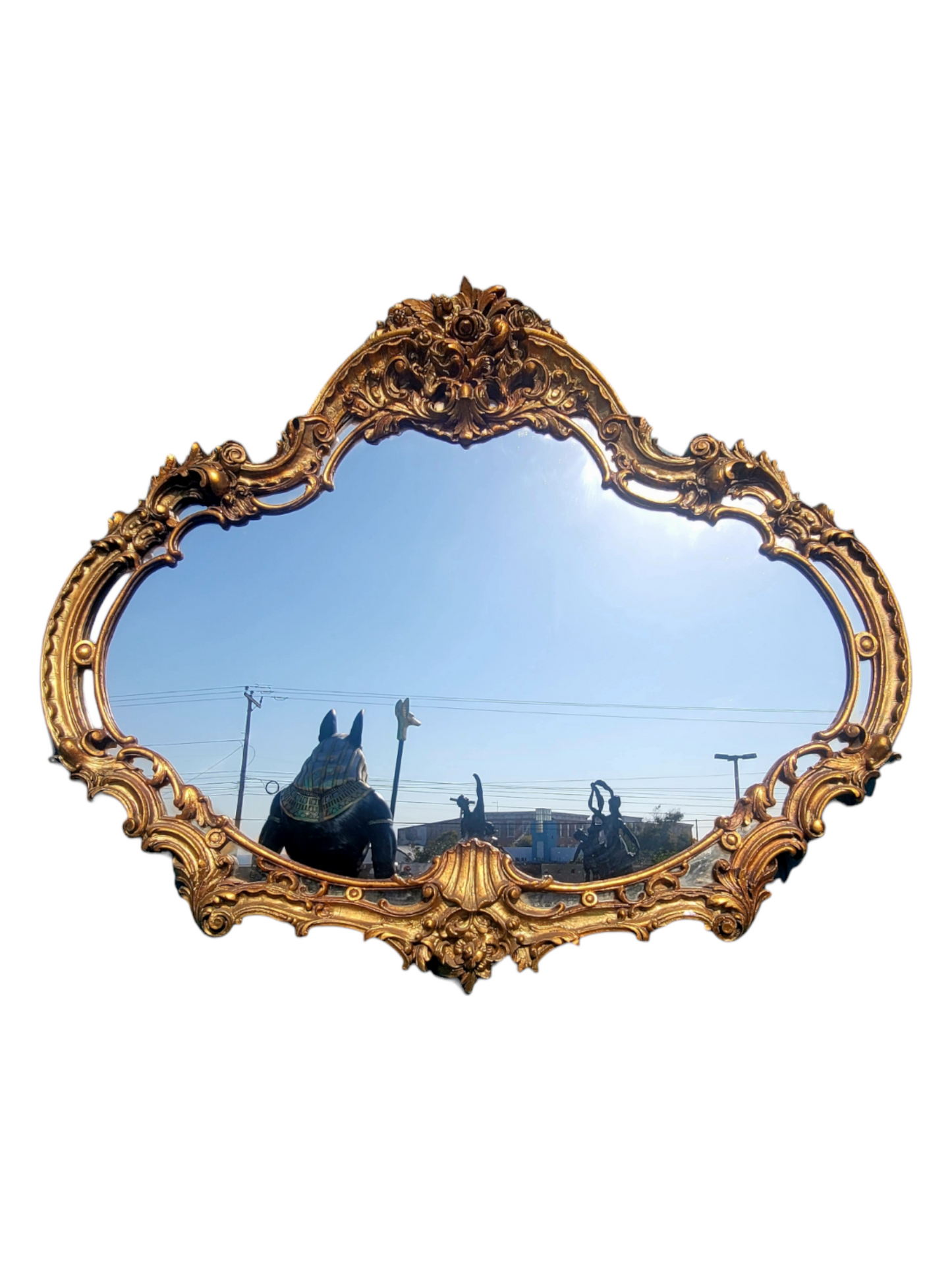 ✨️Espejo Hoolywood Regency color dorado💫