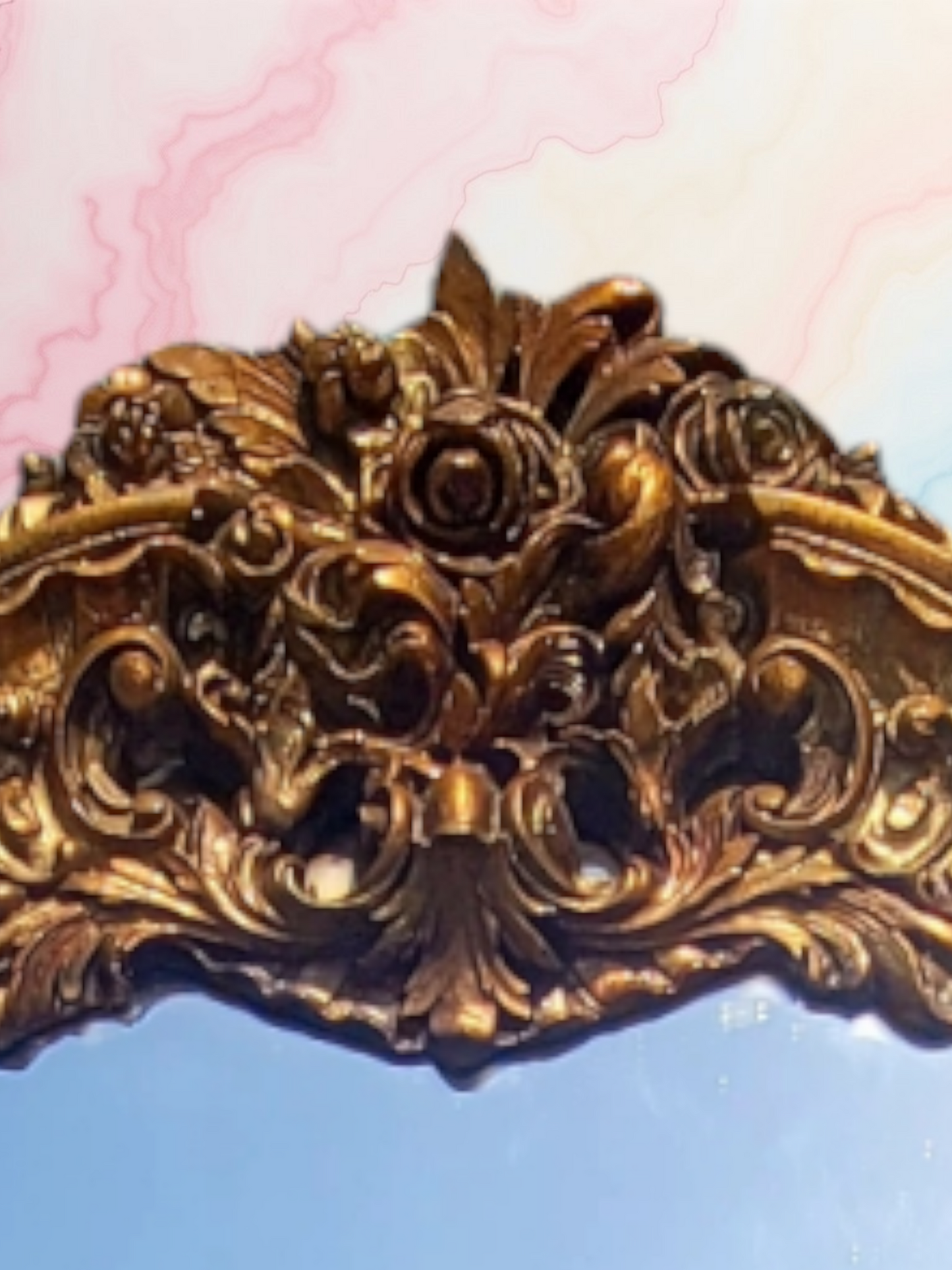 ✨️Espejo Hoolywood Regency color dorado💫