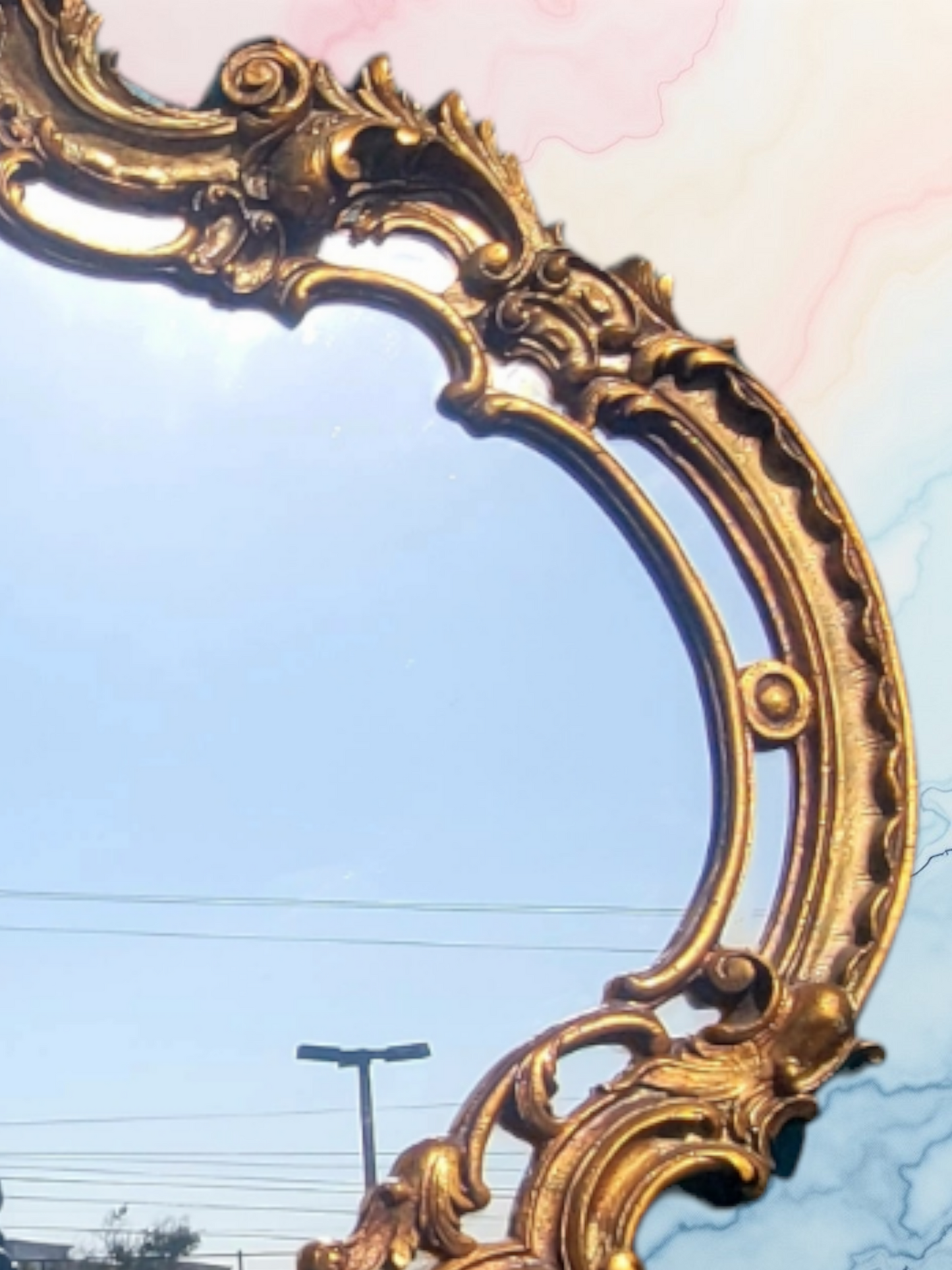 ✨️Espejo Hoolywood Regency color dorado💫