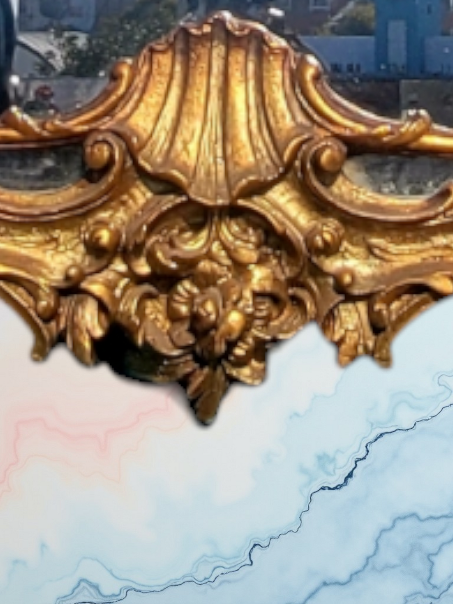 ✨️Espejo Hoolywood Regency color dorado💫