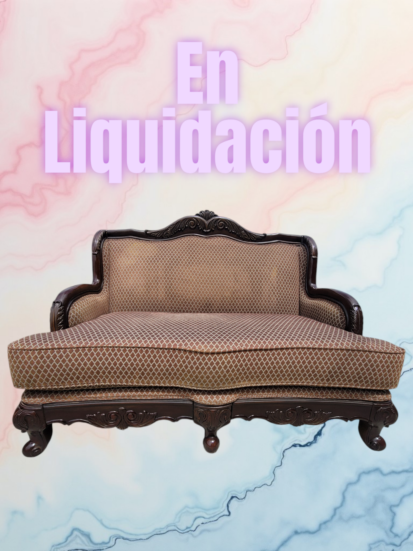 🌟 ¡Liquidacion Sofa Tradicional De 2 Plazas! 🌟