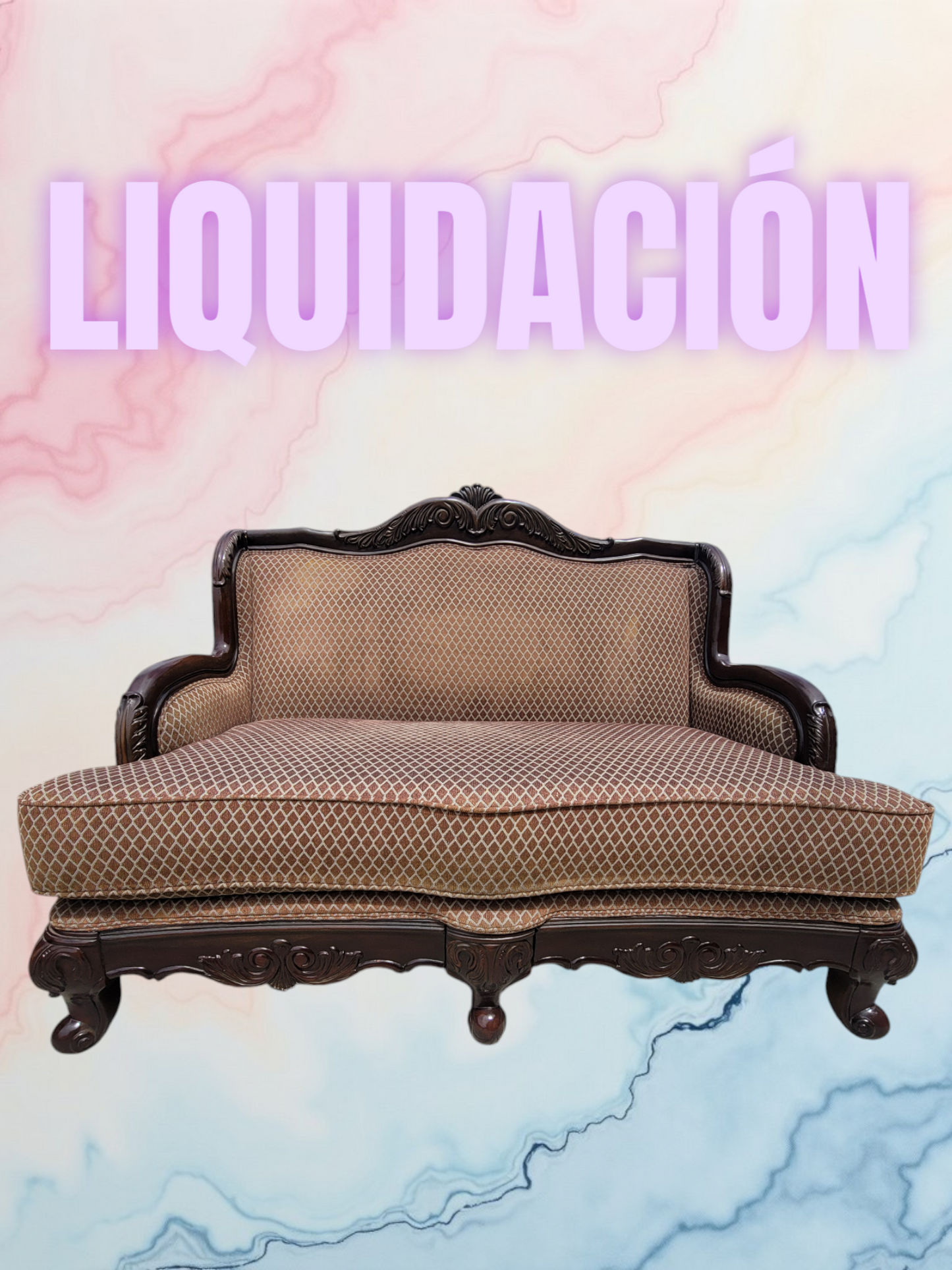🌟 ¡Liquidacion Sofa Tradicional De 2 Plazas! 🌟