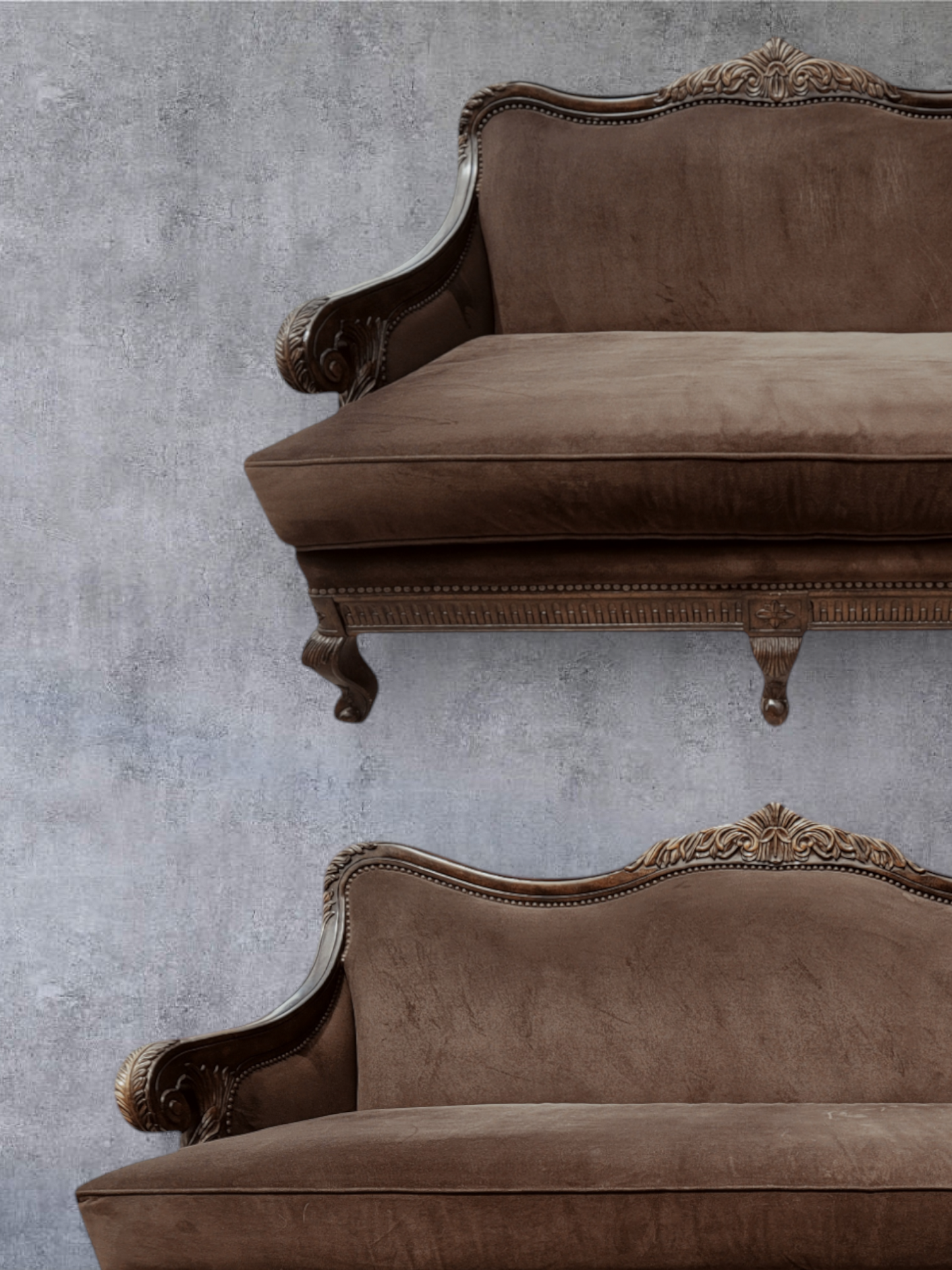 🌟 ¡Liquidacion Sofa Y Love Seat Tradicionales Con Marco En Madera De Nogal! 🌟