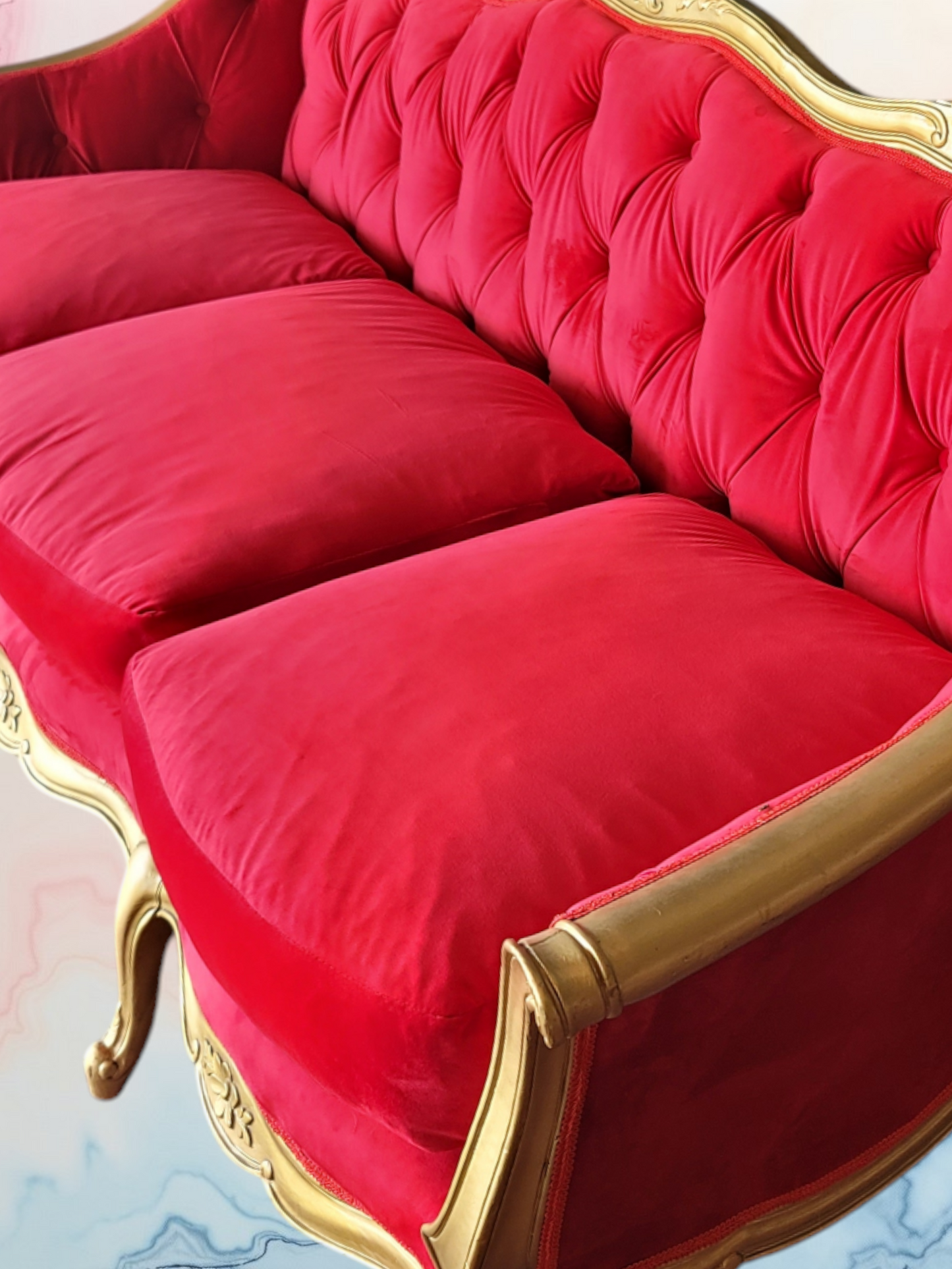 ¡Liquidacion - Sofa Antiguo De 3 Plazas! 🛋️✨