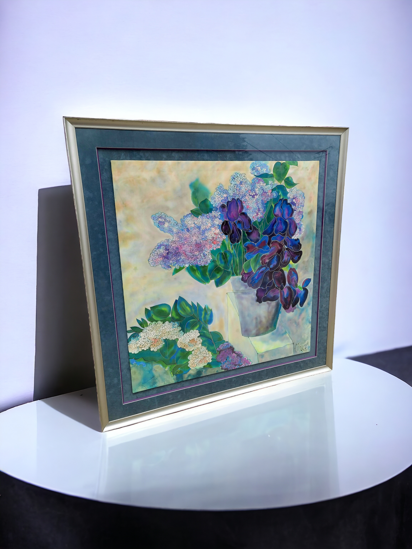🎨Pintura Original Con Marco De Aluminio - ¡Venta de Arte Original en Rosarito Antiques! 🎨