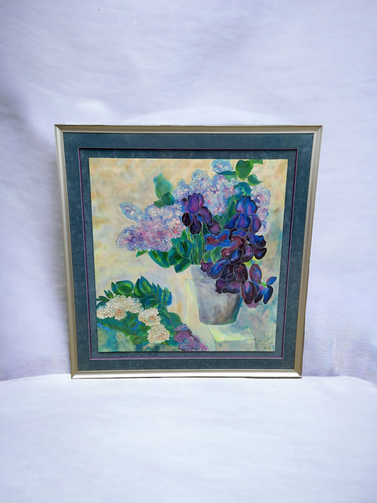 🎨Pintura Original Con Marco De Aluminio - ¡Venta de Arte Original en Rosarito Antiques! 🎨