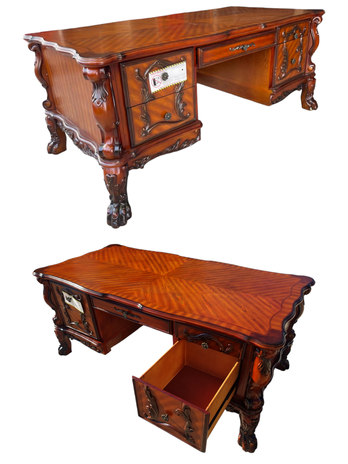 ✨Escritorio de Madera - Elegancia Clásica en Rosarito Antiques✨