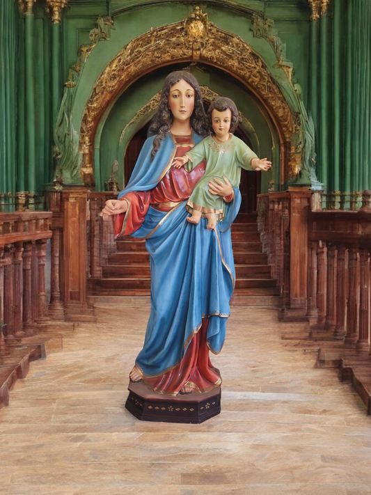 🗡️ 🪽Escultura de la Virgen del Sagrado Corazón: Gracia y Devoción en Cada Detalle🪽 🗡️