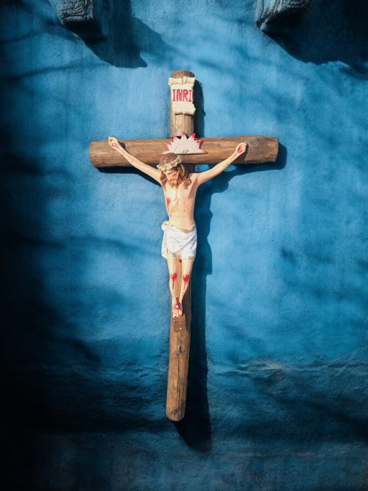 🗡️🪽Escultura de Jesús Crucificado: Una Obra de Fe y Tradición Mexicana🪽 🗡️