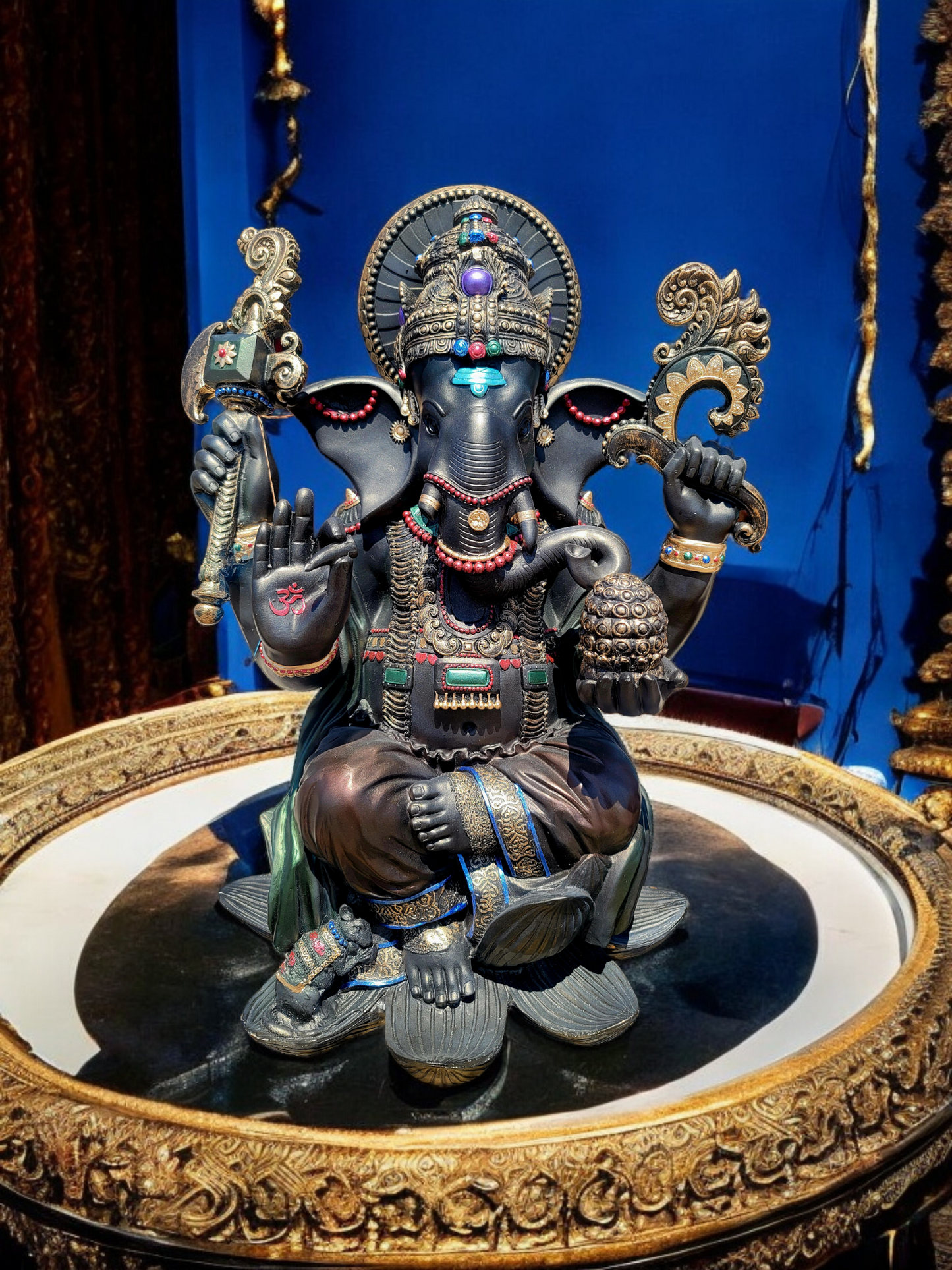 🌟🪙 Estatua del Elefante Ganesh: Sabiduría y Bendiciones! 🪙✨
