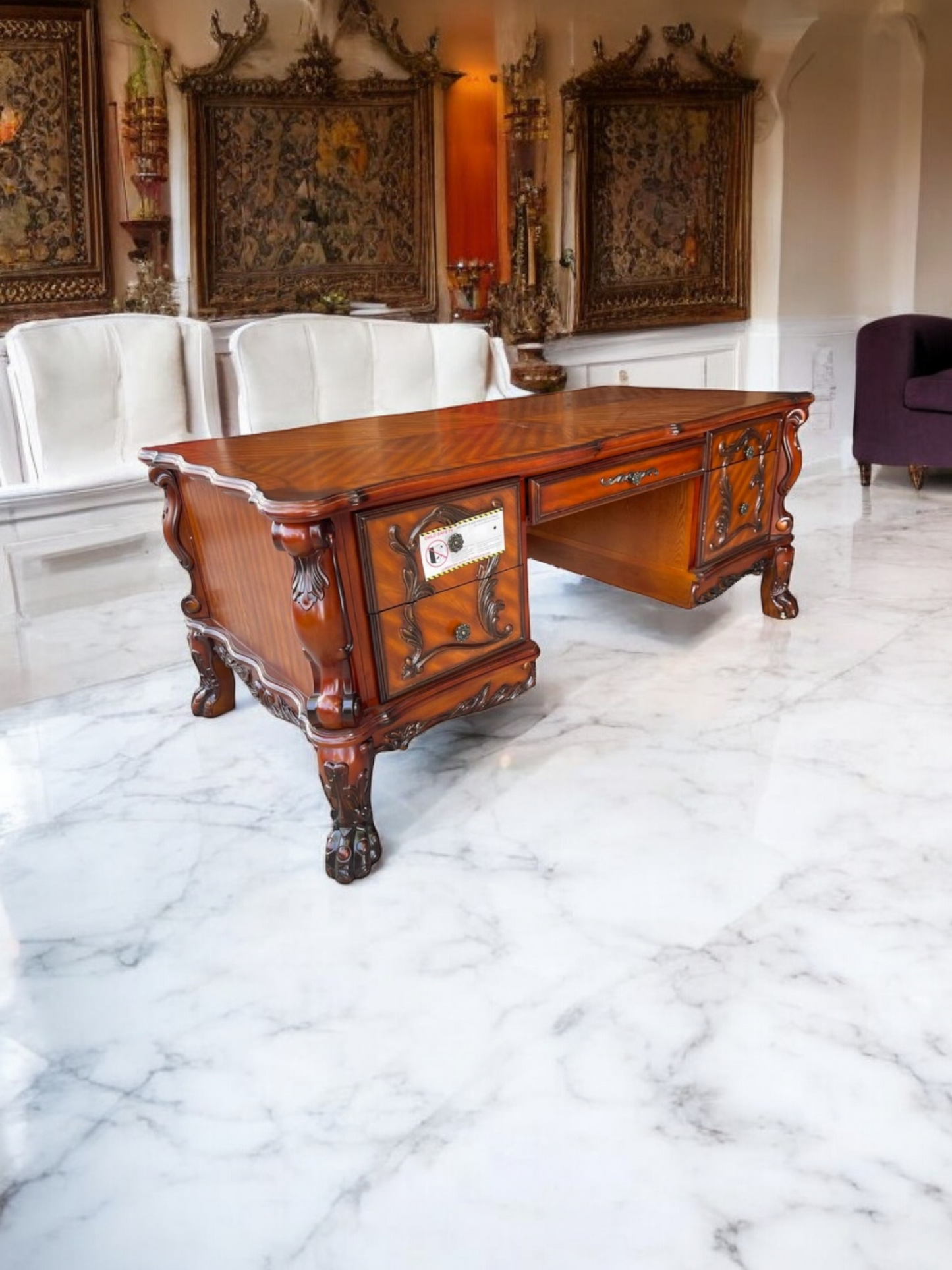 ✨Escritorio de Madera - Elegancia Clásica en Rosarito Antiques✨