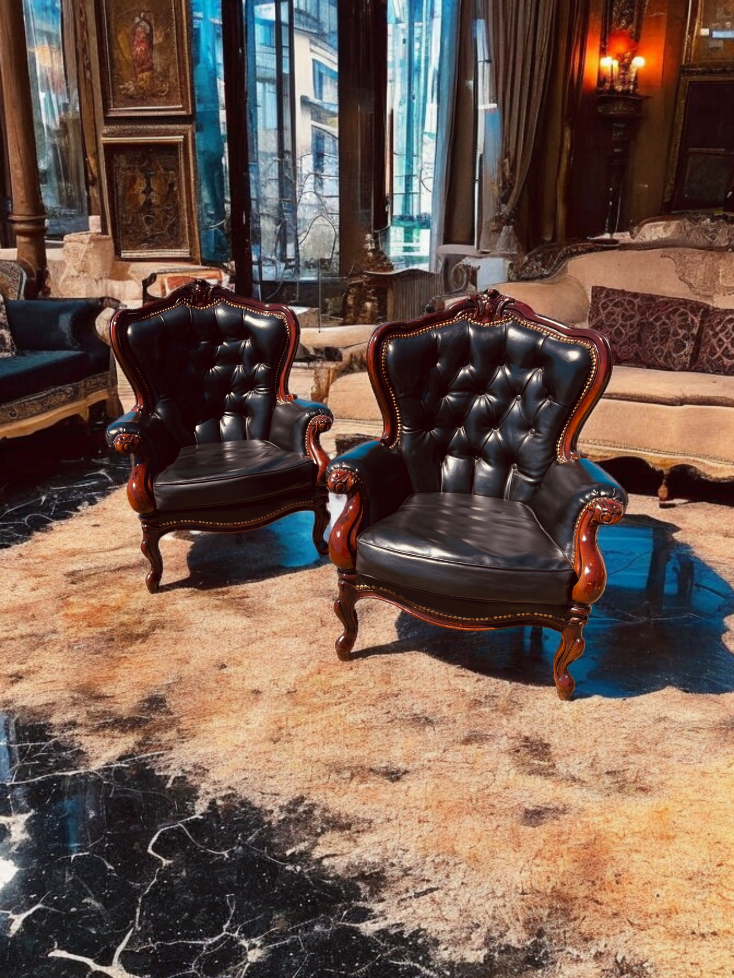 ✨ Un Tesoro de Elegancia Clásica: Sala Antigua de Ensueño ✨