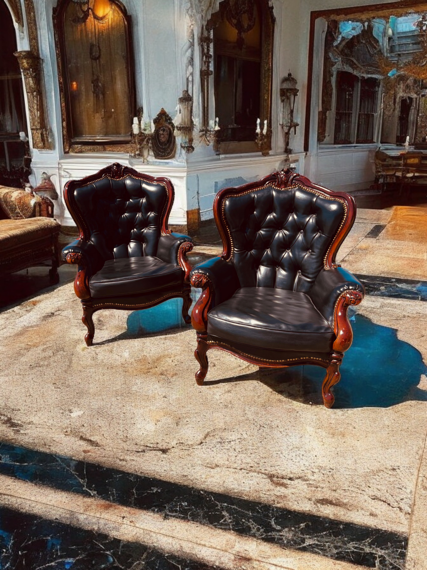 ✨ Un Tesoro de Elegancia Clásica: Sala Antigua de Ensueño ✨