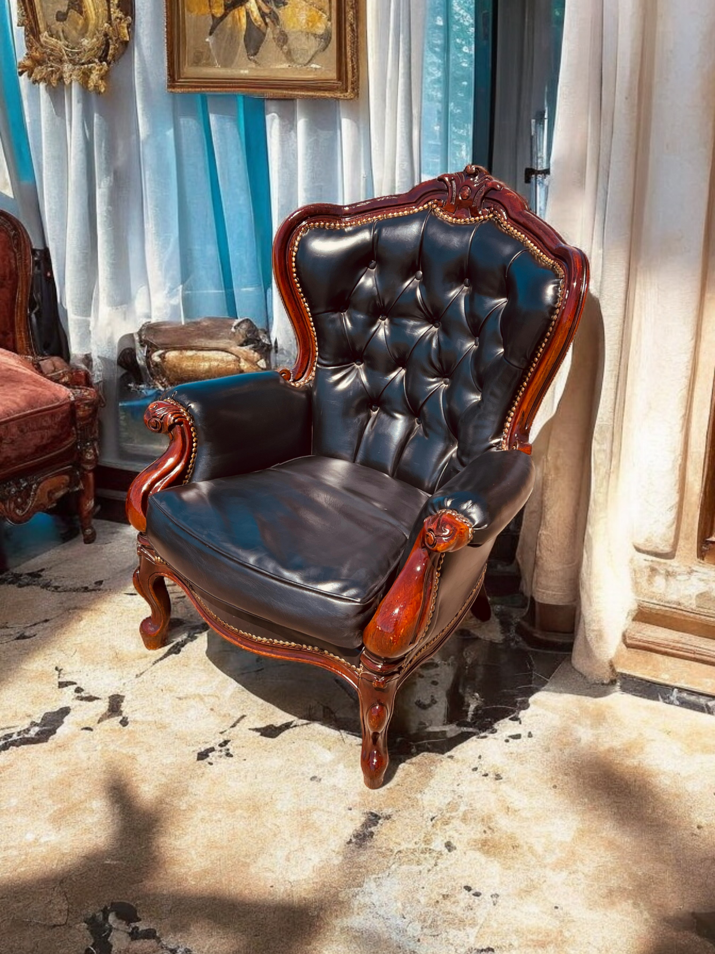 ✨ Un Tesoro de Elegancia Clásica: Sala Antigua de Ensueño ✨