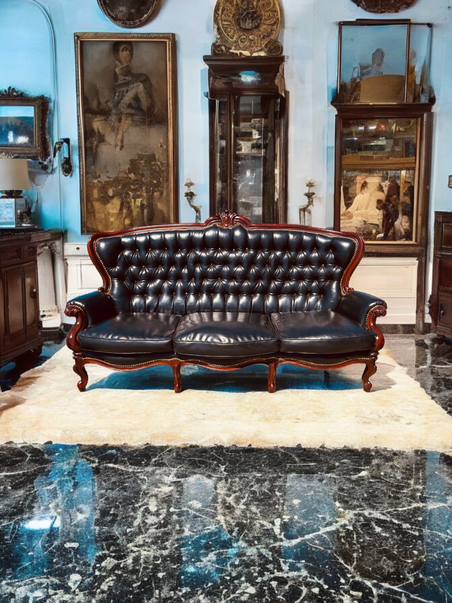 ✨ Un Tesoro de Elegancia Clásica: Sala Antigua de Ensueño ✨