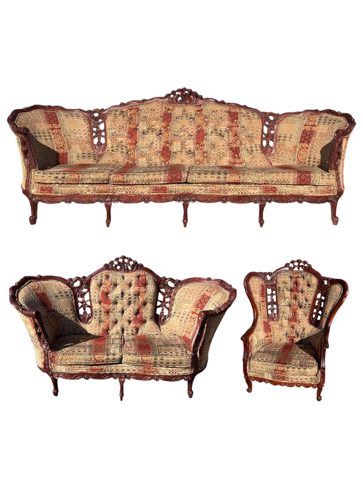 🌟 Conjunto de Sala Vintage Exclusivo en Rosarito Antiques 🌟