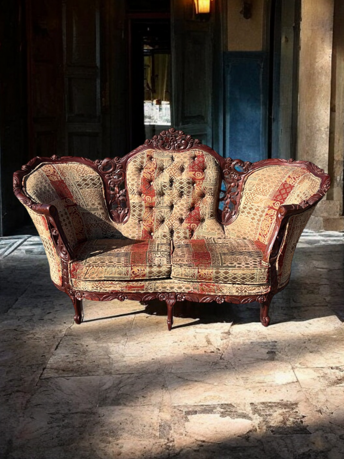 🌟 Conjunto de Sala Vintage Exclusivo en Rosarito Antiques 🌟