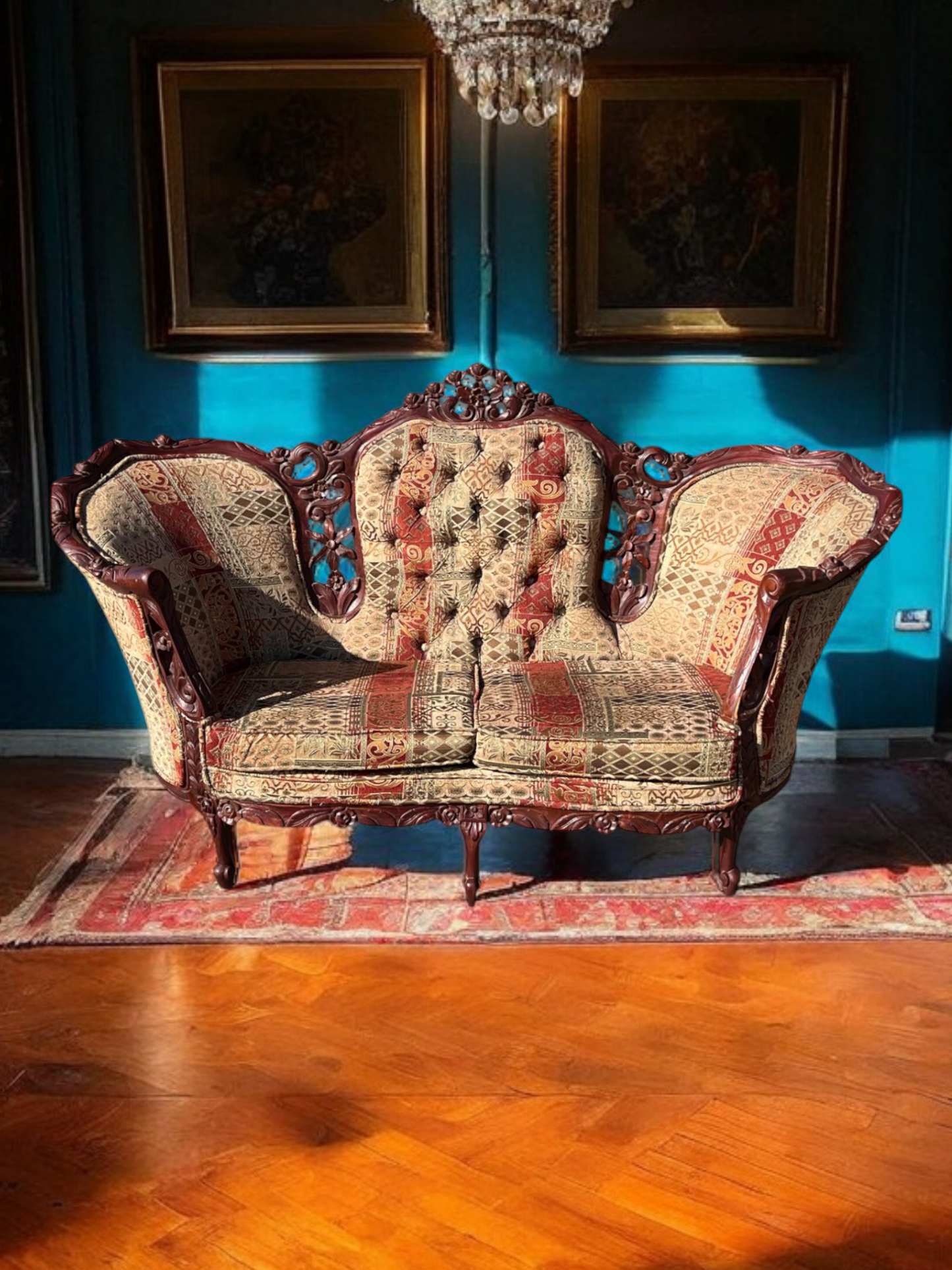 🌟 Conjunto de Sala Vintage Exclusivo en Rosarito Antiques 🌟