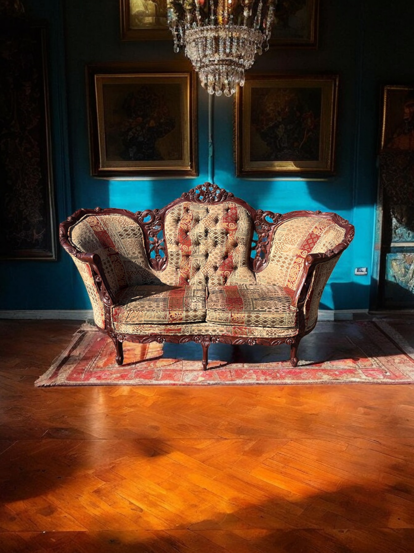 🌟 Conjunto de Sala Vintage Exclusivo en Rosarito Antiques 🌟