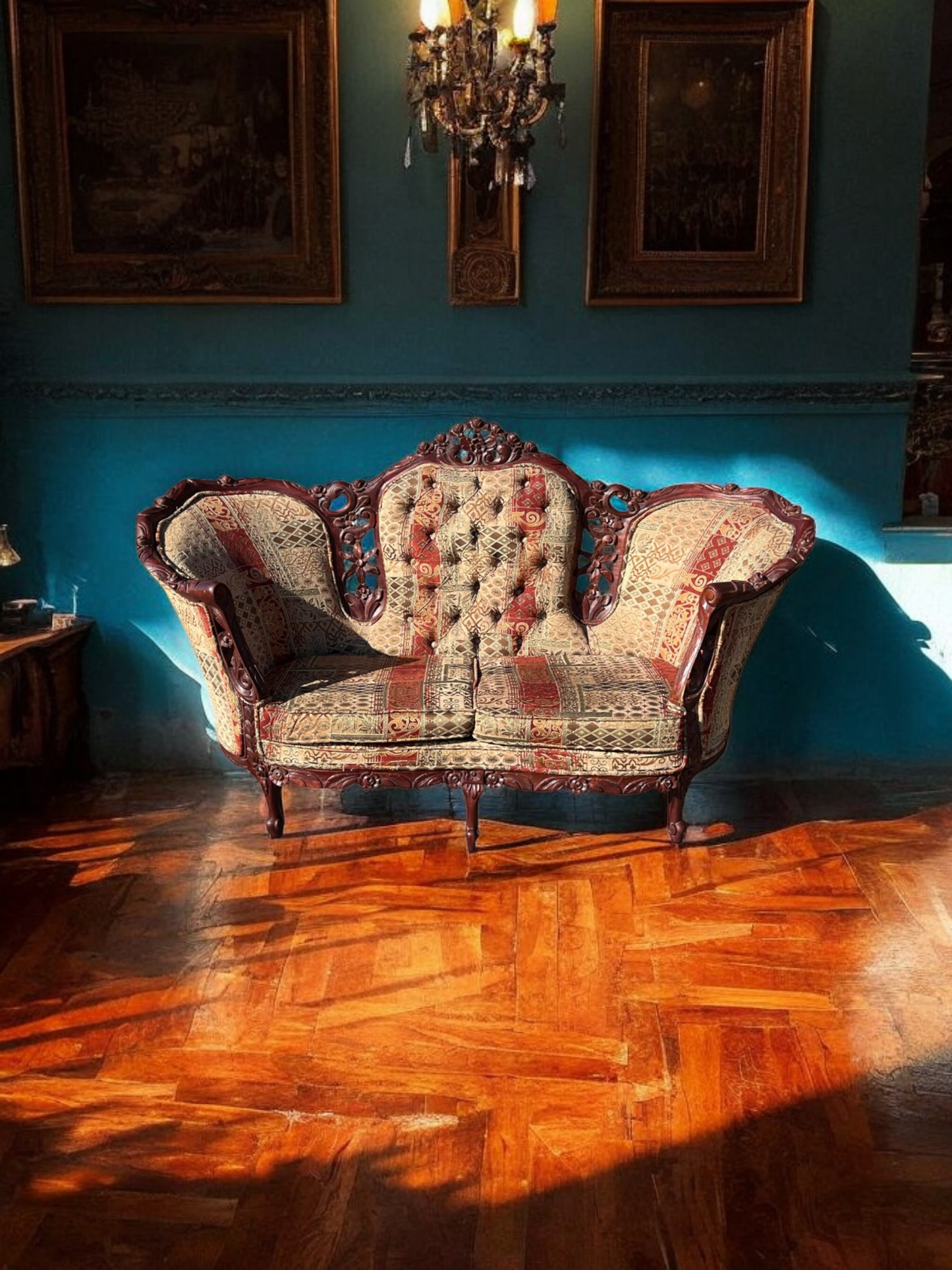 🌟 Conjunto de Sala Vintage Exclusivo en Rosarito Antiques 🌟