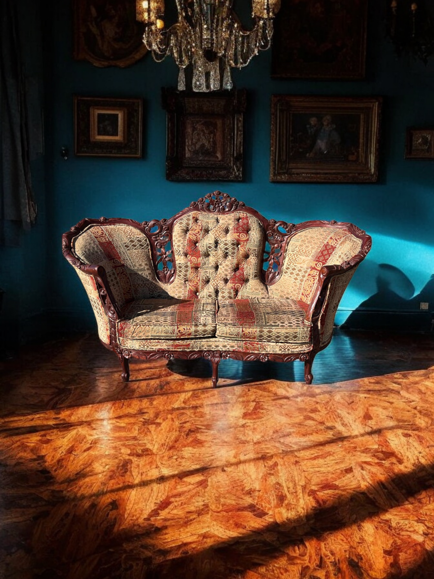 🌟 Conjunto de Sala Vintage Exclusivo en Rosarito Antiques 🌟