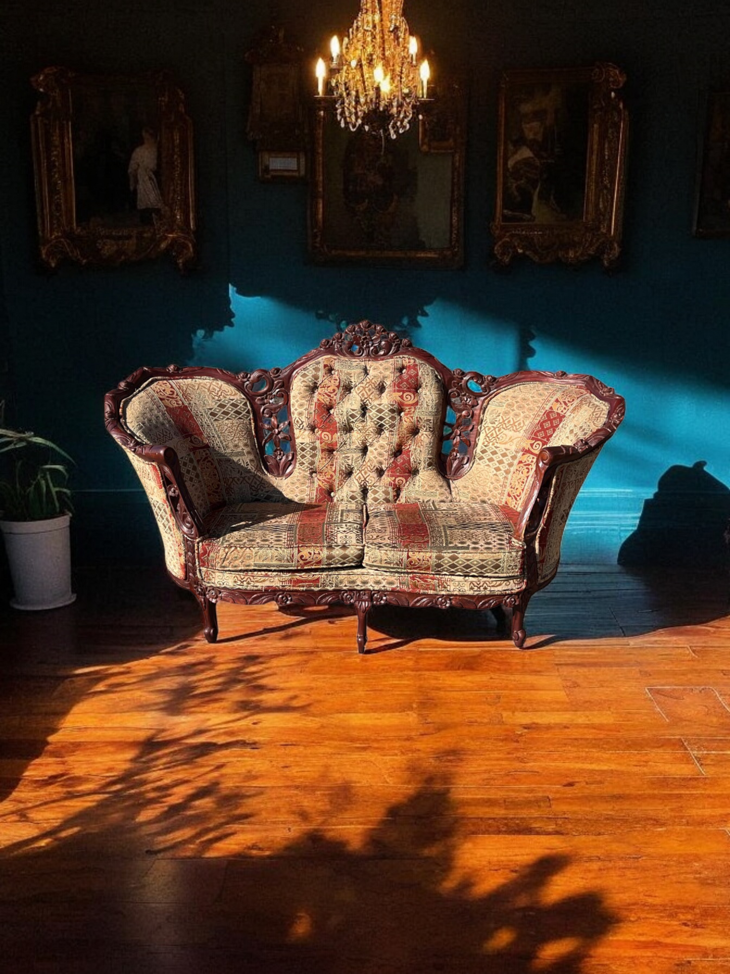 🌟 Conjunto de Sala Vintage Exclusivo en Rosarito Antiques 🌟