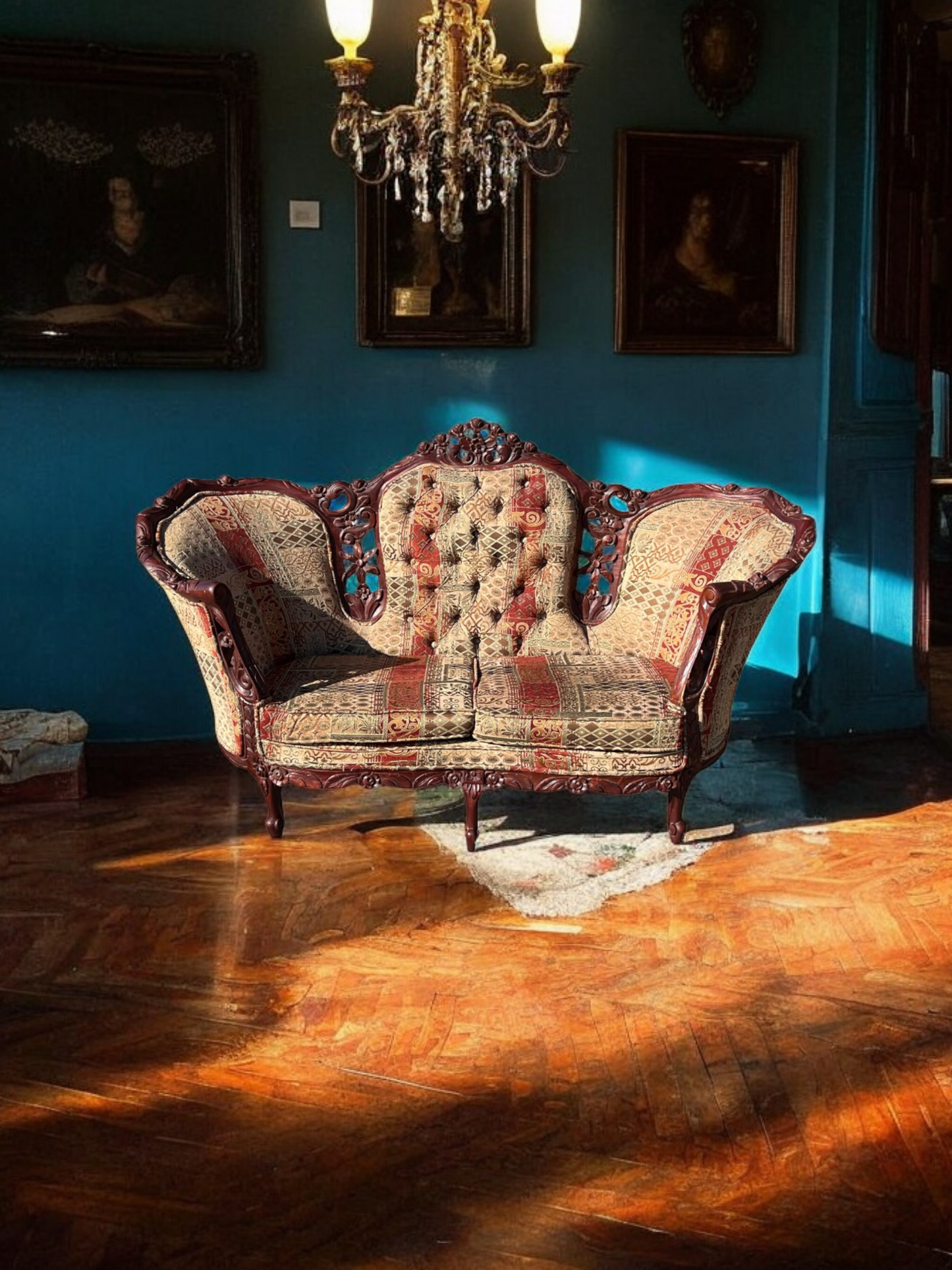 🌟 Conjunto de Sala Vintage Exclusivo en Rosarito Antiques 🌟