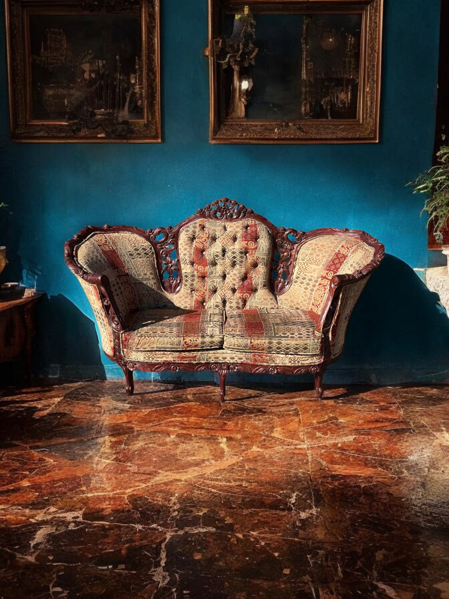 🌟 Conjunto de Sala Vintage Exclusivo en Rosarito Antiques 🌟