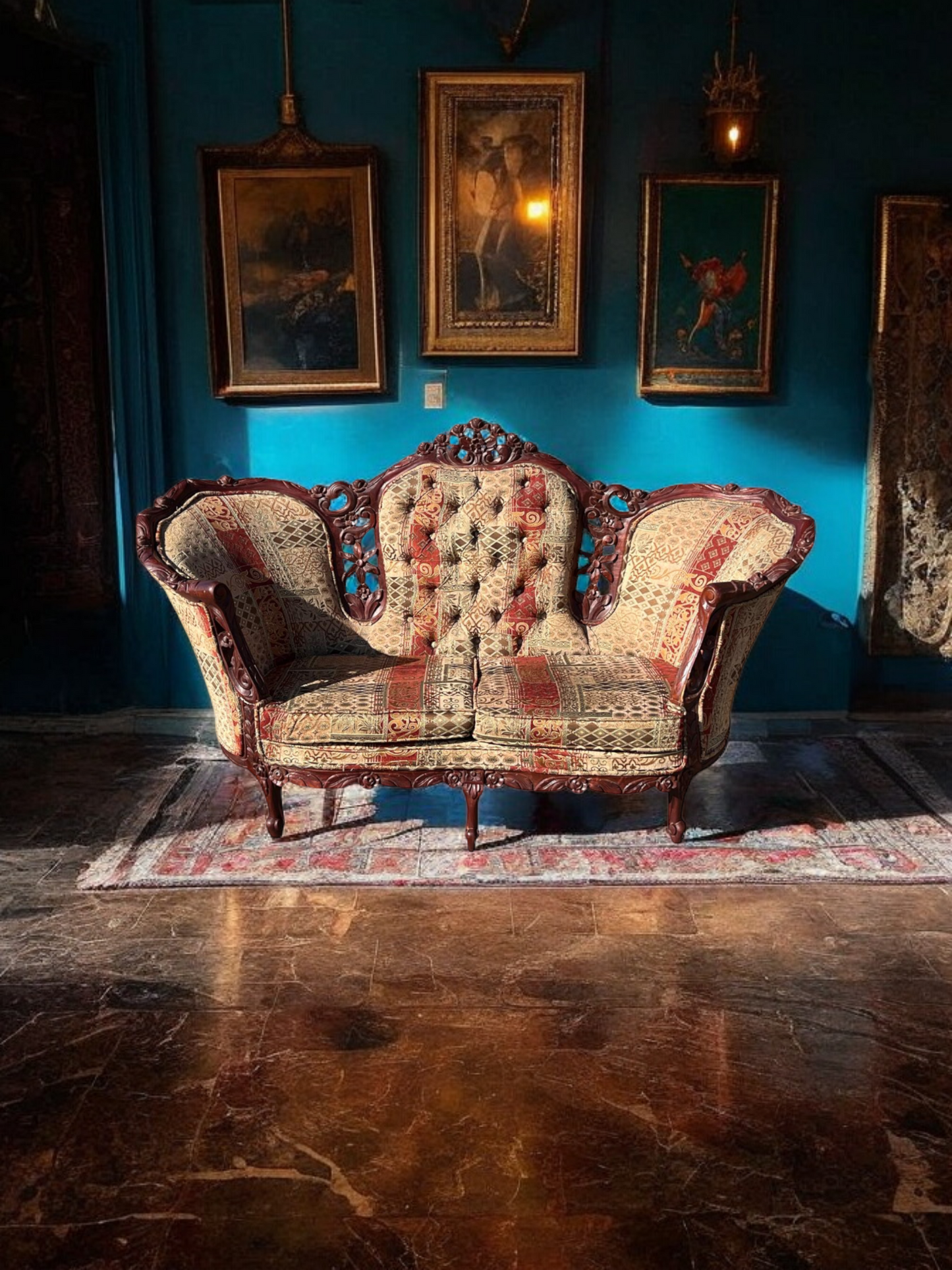 🌟 Conjunto de Sala Vintage Exclusivo en Rosarito Antiques 🌟