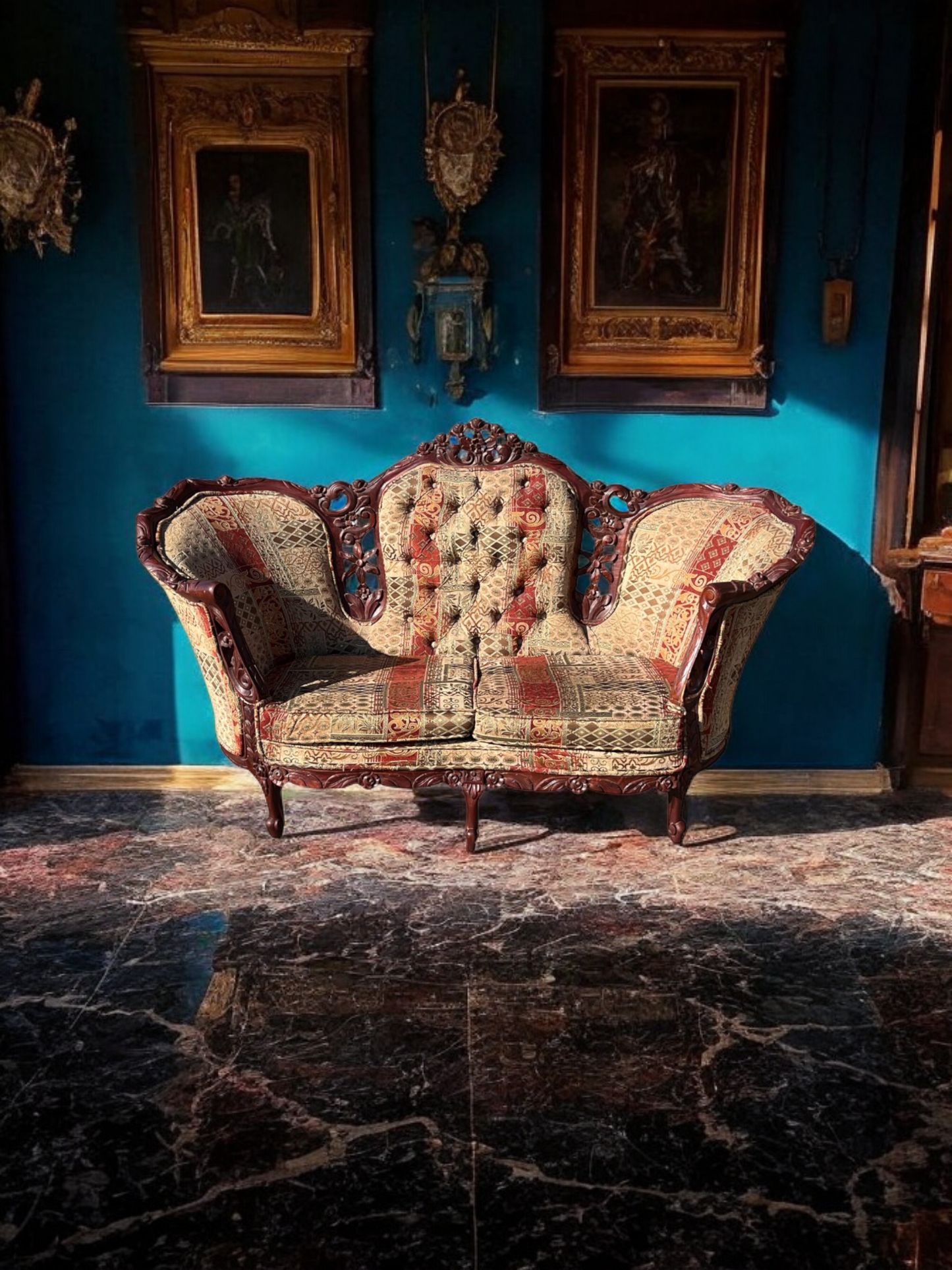 🌟 Conjunto de Sala Vintage Exclusivo en Rosarito Antiques 🌟