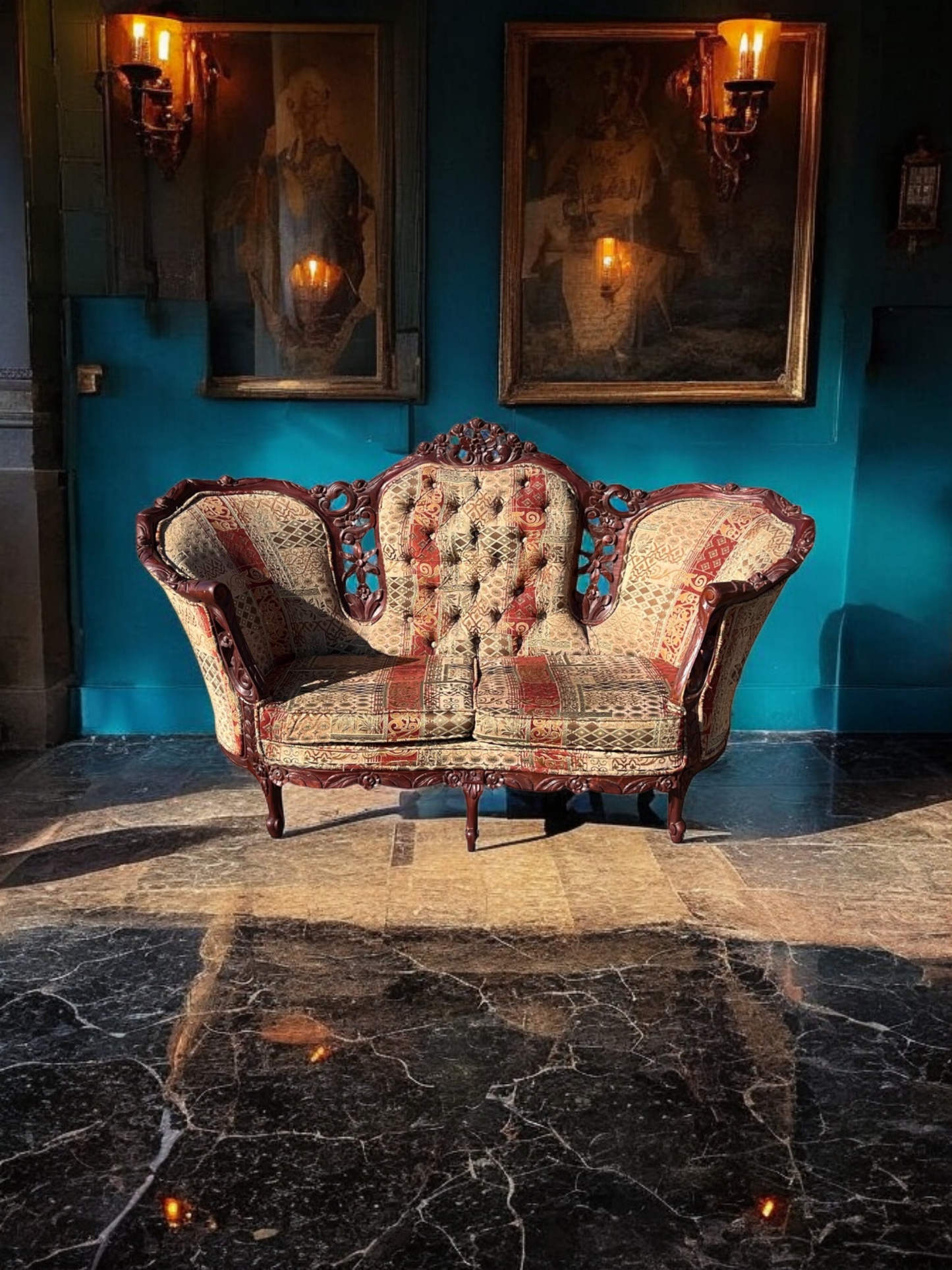 🌟 Conjunto de Sala Vintage Exclusivo en Rosarito Antiques 🌟